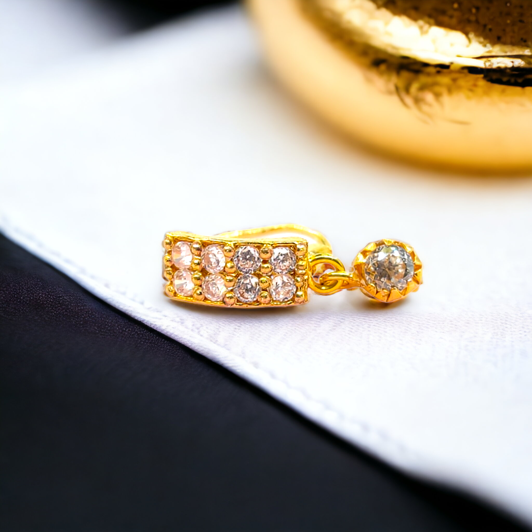 9ct Gold 9 Stone Double Row Ring