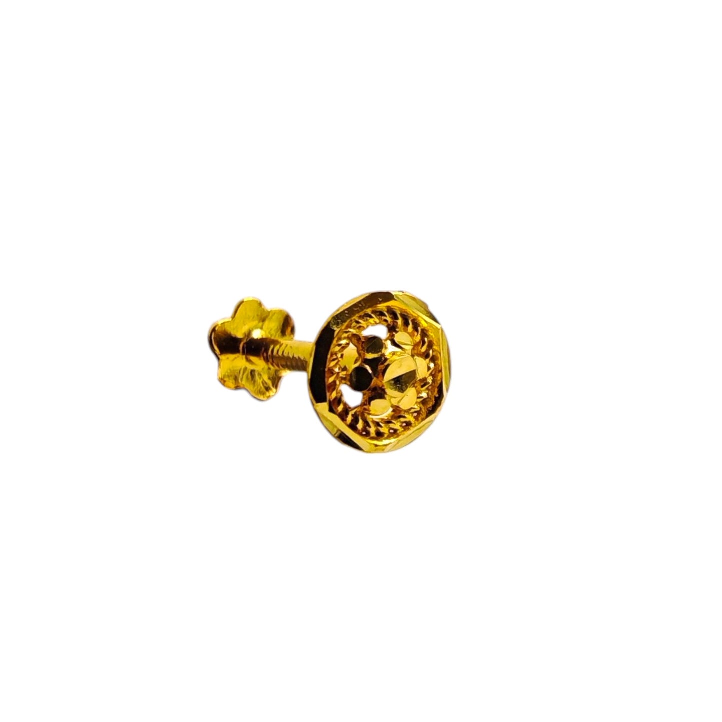 9ct Small flower Nose Stud