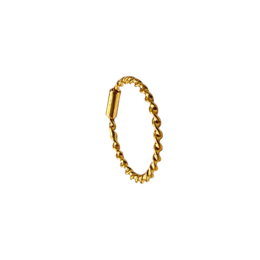 9ct Gold Twist Nose Ring