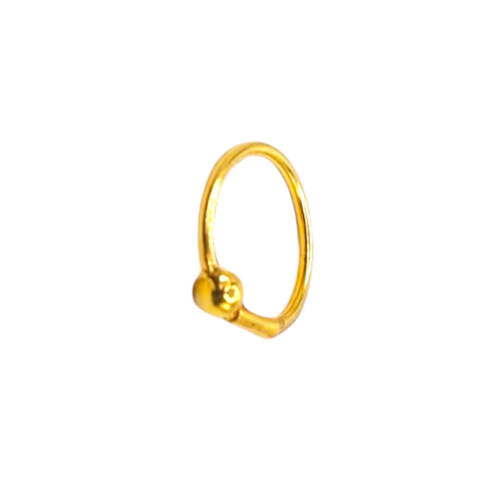 9ct Gold Ball Nose Ring