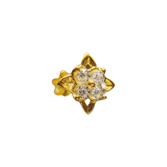 9ct Gold Star Nose Stud