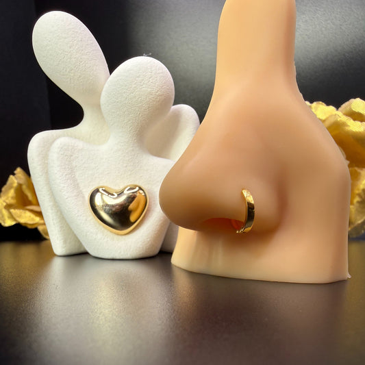 9ct Gold Wide Plain Ring